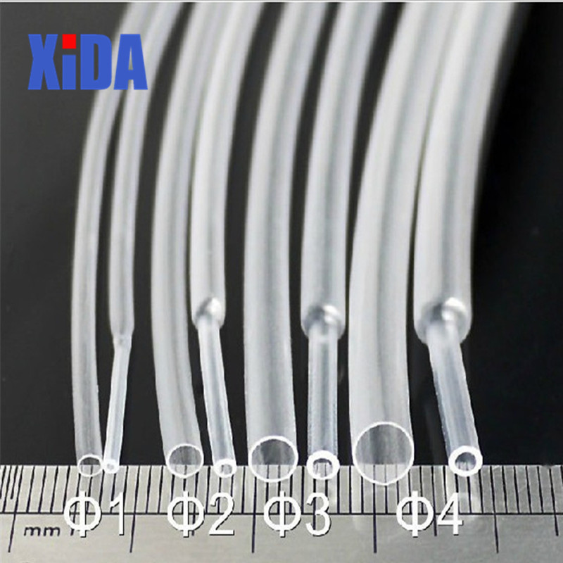 1 Meter 2:1 Transparent Clear 2mm 3mm 4mm 5mm 6mm 8mm 10mm 12mm 14mm Heat Shrink Tube Heatshrink Tubing Wire Sleeving Wrap Kits