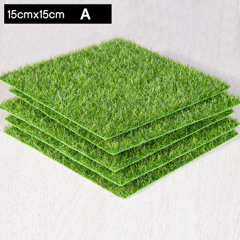 30*30cm Garden Artificial Ecological Decorative Turf Moss Miniature Simulation Lawn Decor Courtyard Artificial Green Grass