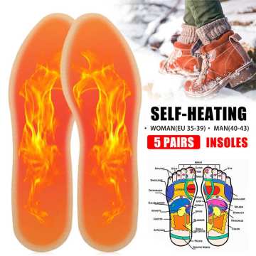 5 Pair / 10 Pair Self-heating Heated Insole Women Men Winter Insoles For Shoes Boots Foot Heater Constant Temperature Pads