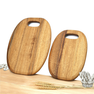 Zebra wood wooden solid wood oval bread board restaurant set plate cut fruit cutting board chopping board kitchen tool