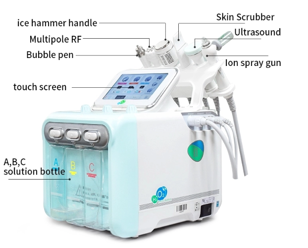 Best hydro diamond dermabrasion machine / oxygen jet dermabrasion skin peel facial beauty hydro machine