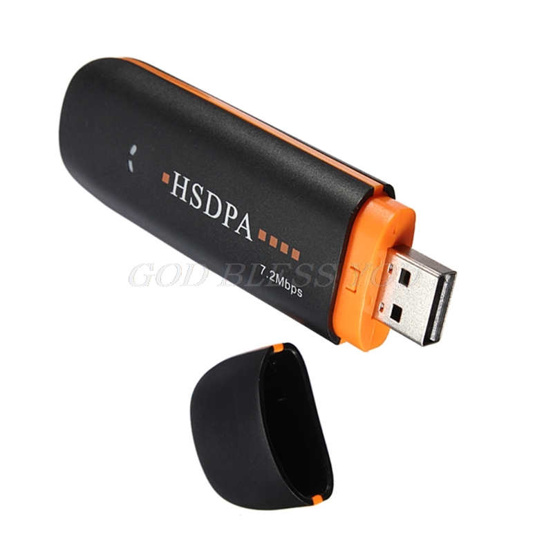 3G Wireless Internet Card Care HSDPA USB STICK SIM Modem 7.2Mbps 3G Wireless Network Adapter with TF SIM Card Drop Shipping