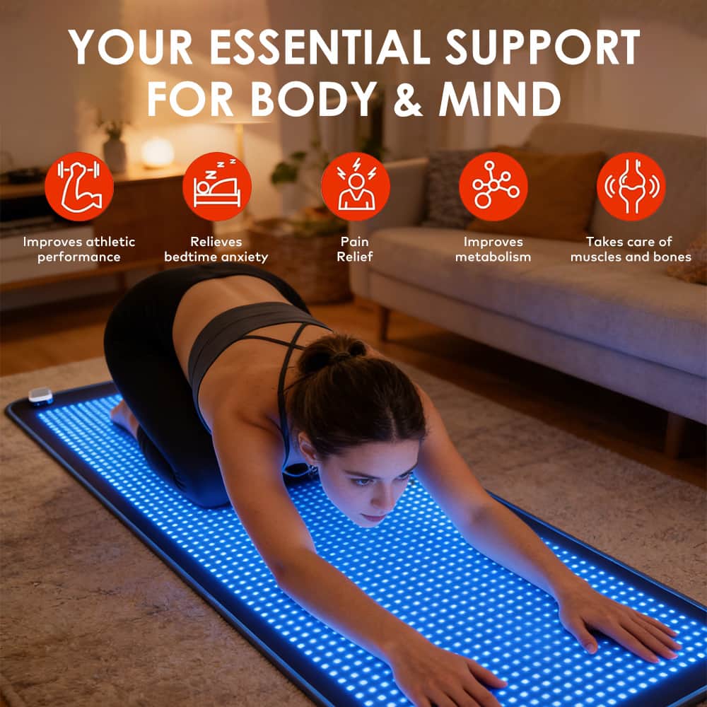 Professional red light therapy mat for home