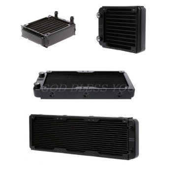 360/240/120/80mm Aluminum Computer Radiator Water Cooler 18 Tube CPU Heat Sink Exchanger Drop Shipping