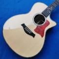 Spruce solid wood top GA barrel 44.5MM nut width, solid wood folk electric guitar free shipping