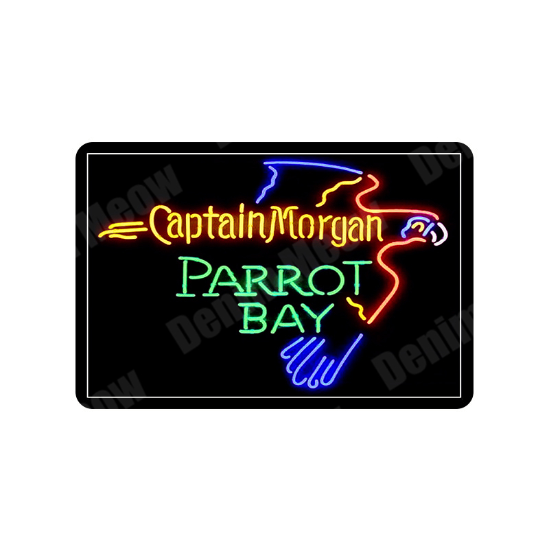 Parrot Bay Plaque Bowling Corona Vintage Metal Tin Sign Bar Pub Cafe Billboard Home Decor Cocktail Posters Wall Art Sticker N313