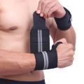 1pcs Fitness Padded Wrist Thumb Brace Strap Power Weight Lifting Hand Wrap Support Gym Training Bar Wristband