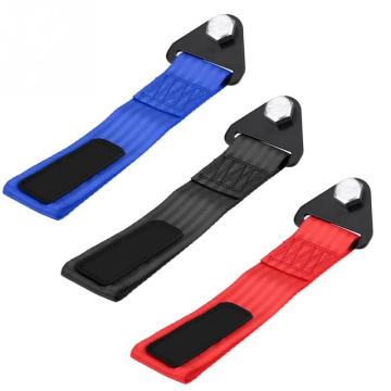 Universal High Strength Racing Car Tow Strap Tow Rope for Front Rear Bumper Towing Hook 3 Colors