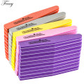 10pcs/lot Nail File Buffer 100 /180 Grit Double Sided Nail Files Set Washable Pedicure Manicure Tool Nail Gel Polishing Remover