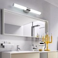 LED Mirror Lighting Bathroom Waterproof IP65 Makeup Wall Lamp 110V 220V Stainless Steel Vanity Light Indoor Lamp Fixture