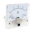 Sale White DC 0~20V 85C1-V Class 2.5 Voltmeter Analog Volt Panel Meter