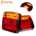 Partol Car Truck LED Running Turning Warning Lights Auto Rear Tail Light Rear Lamps Waterproof Tailight Parts For Trailer DC 12V