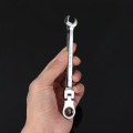 6mm-19mm Open End And Ring Socket Wrenches 72 Teeth Activity Head Key Ratchet Wrench Spanner Car Wrench Repair Tool Hand Tools