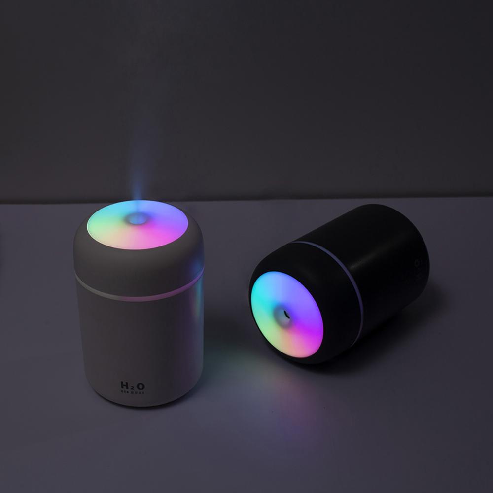 2 in 1 USB Electric Aromatherapy Oil Diffuser Ultrasonic Air Humidifier Mist Maker with Colorful Light for Home Office and Car