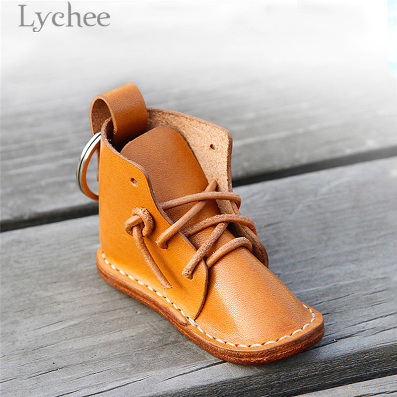 Lychee Life Mini Shoe Design Acrylic Sewing Pattern Boot Hanging Pendent Template DIY Leathercrafts Template