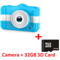 Blue with SD Card