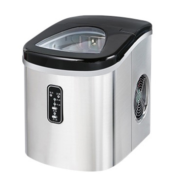 Ice Maker 15kg Ice Maker Mini Small Household Ice Cube Maker Stainless Steel Desktop Manual Commercial Bar ONEPIECE ZG