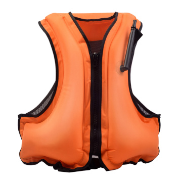 Polyester Life Vest Adult Inflatable Swimming Vest Life Vest For Snorkeling Floating Swimming Water Sports