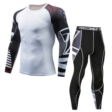 Thermal Underwear For Men Compression Quick Drying Long Johns Sets fitness Thermo shaper size S to 3XL