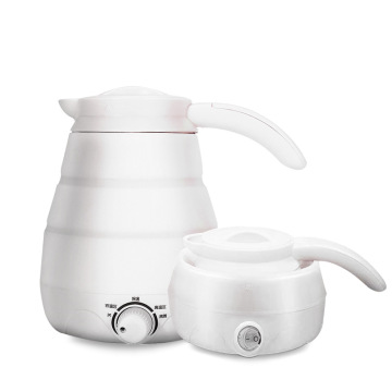 0.6L Dual Voltage Thermal Insulation Electric Kettle Silicone Foldable Portable Travel Hot Water Heating Boiler Tea Boiler