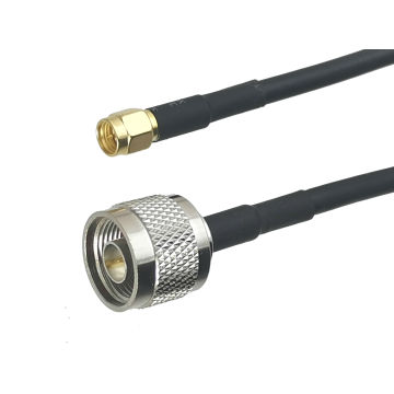 1Pcs RG58 N Male Plug to SMA Male Plug Connector RF Coaxial Jumper Pigtail Cable For Radio Antenna 6inch~50M