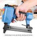 U-type Pneumatic Air Stapler Nailer Fine Stapler 10-22mm 4-8Mpa Blue Nailer Woodworking Pneumatic Air Power Gun Riveter