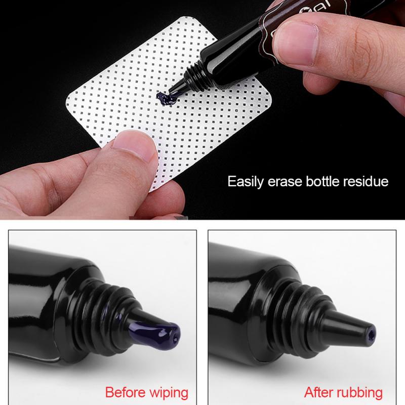 Hot 180pcs/set Nail Art Remover Manicure Polish Gel Wipes Cotton Pads Paper Acrylic Gel Tips Women Nail Polish Remover TSLM1