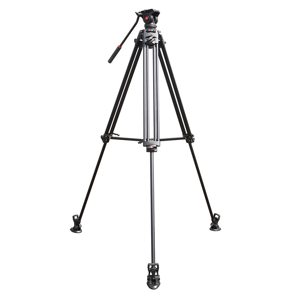 Viltrox VX-18M 1.88m Aluminum Professional Heavy Duty Video Camcorder Tripod with Fluid Head + Carry Bag for Camera DV