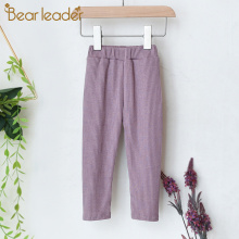 Bear Leader 2021 New Baby Girls Leggings Cotton Pants Spring Autumn Kids Girls Fashion High Waist Long Trousers Children's Pant