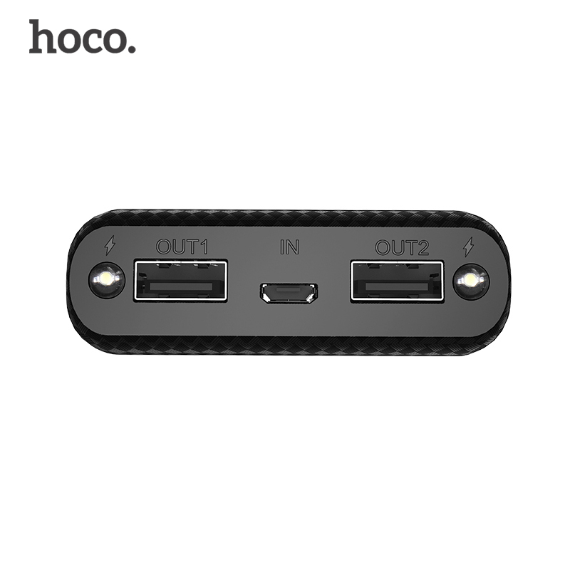 HOCO 20000mAh Dual USB Power Bank 18650 Portable External Battery Universal Mobile Phone Charger PowerBank 20000mAh For Phones