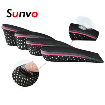 Sunvo 2-5cm Invisible Orthopedic Raised Insole For Women Man Flat Feet height Increase Insoles Sneakers Elevator Shoes Sole Pad