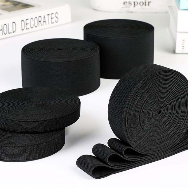 Long 4meter Wide 15mm 20mm 25mm 30mm 35mm 40mm 45mm 50mm Sewing Elastic Rubber Band Nylon Webbing for Garment Clothing Accessory