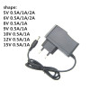 Italy Netherlands Germany 5V 6V 8V 9V 10V 12V 15V 0.5A 1A 2A 3A EU AC/DC power adapter Monitor regulation charger adaptor Supply