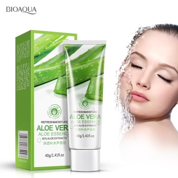 BIOAQUA Aloe Vera Gel Face Cream Hyaluronic Acid Anti Aging Winkle Whitening Cream Moisturizing Acne Treatment Face Skin Care
