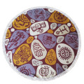 Luxury Embroidered Turkish Round Beach Blanket