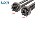LJXH 220V/380V DN40 Water Heater Heating Element with Plug Head Nut Power 3KW/4.5KW/6KW/9KW/12KW All 304SS for Water Tankless