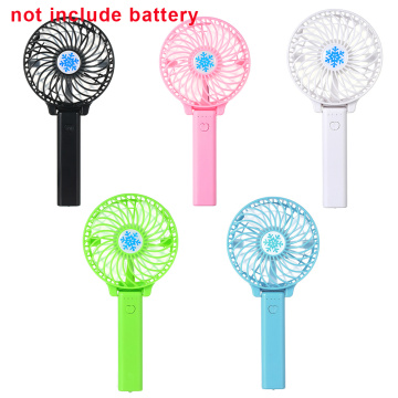 Portable Mini USB Fan Ventilation Foldable Air Conditioning Fans Hand Held Cooling Fan Rechargeable Fan not include battery