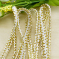 5 meters /lot Lace Trim Fabric Sewing Lace Gold Silver Braided Lace Ribbon Curve Lace DIY Clothes Accessories Wedding Crafts