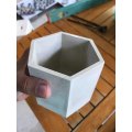 Hexagon Flowerpot Concrete Silicone Mold For Succulent Plants Round Pen Container Plaster Gypsum Mould Cement Clay Resin Molds