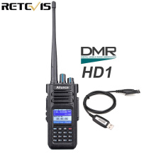 Retevis Ailunce HD1 Dual Band DMR Radio Digital Walkie Talkie Ham Radio Amador VHF UHF IP67 Waterproof GPS Encrypted Transceiver