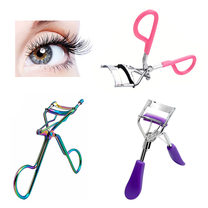 1pcs Eyelash Curler Eye Lashes Curling Clip Lash Tweezers Curler Clip False Eyelash Extension Tools Makeup Curling Twisting Lash