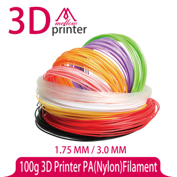 100g 3D Printer PA(Nylon) Filament 1.75 MM / 3.0 MM 100g ABS PLA PA PVA HIPS for MakerBot Flash Forge