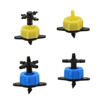 2L 4L 8L water debit Dripper 2-way 4-way Steady Flow Dripper emitter irrigation Automatic Pressure Compensation 10PCS