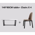 1.4m table 4 chairs