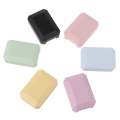 Solid Color Beauty Lens Case Contact Mini Contact Lens Case With Mirror Lens Storage Box Can As Gift