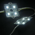 100pcs, White SMD 5050 Waterproof LED Module (4 LEDs, Metal Shell, 0.96W, L35 x W35mm) for Illuminate Signs