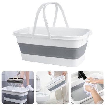 Portable Foldable Bucket Fishing Retractable Basin Camping Car Wash Bucket Collapsible Wash Basin Mop Bucket Home Outdoor Tools