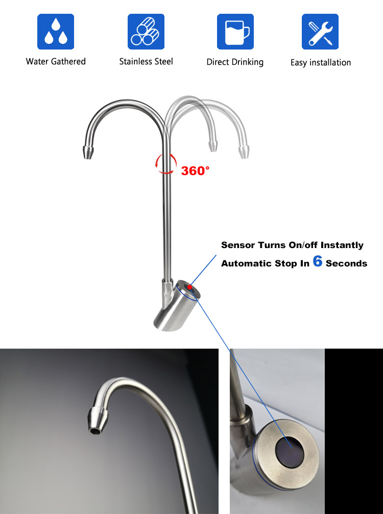 Environmentally Friendly Sensor Drinking Bubbler Tap