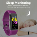 Fashion Health 115Plus Smart Bracelet Sport Bluetooth Wristband Heart Rate Monitor Watch Activity Fitness Tracker Smart Band