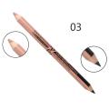 1 Pc Eyebrow Eye Liner Pencil Double-headed Concealer Pencil Face Eye Contour Concealer Pen Eye Cosmetics Maquiagem TSLM1